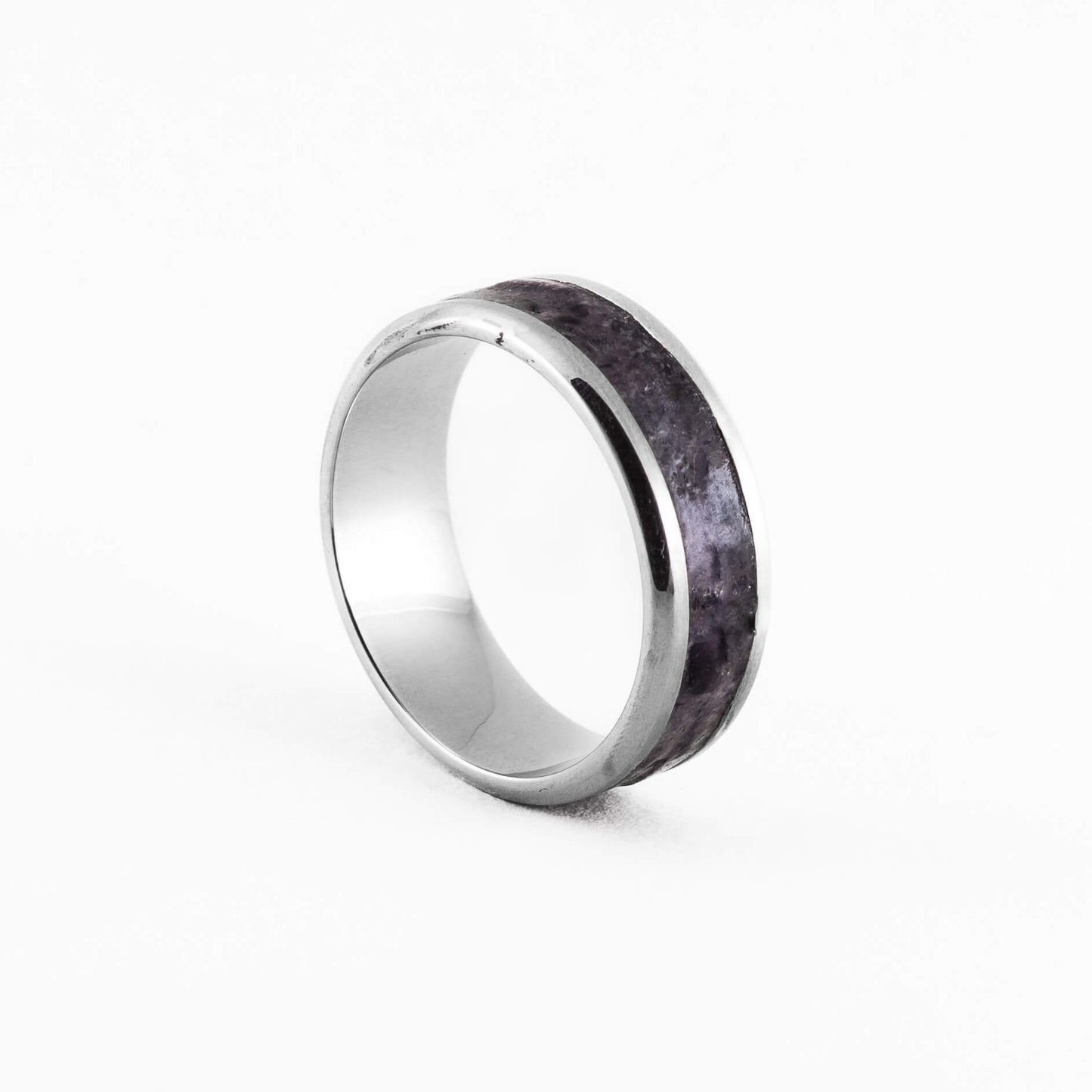 Blue John stone ring