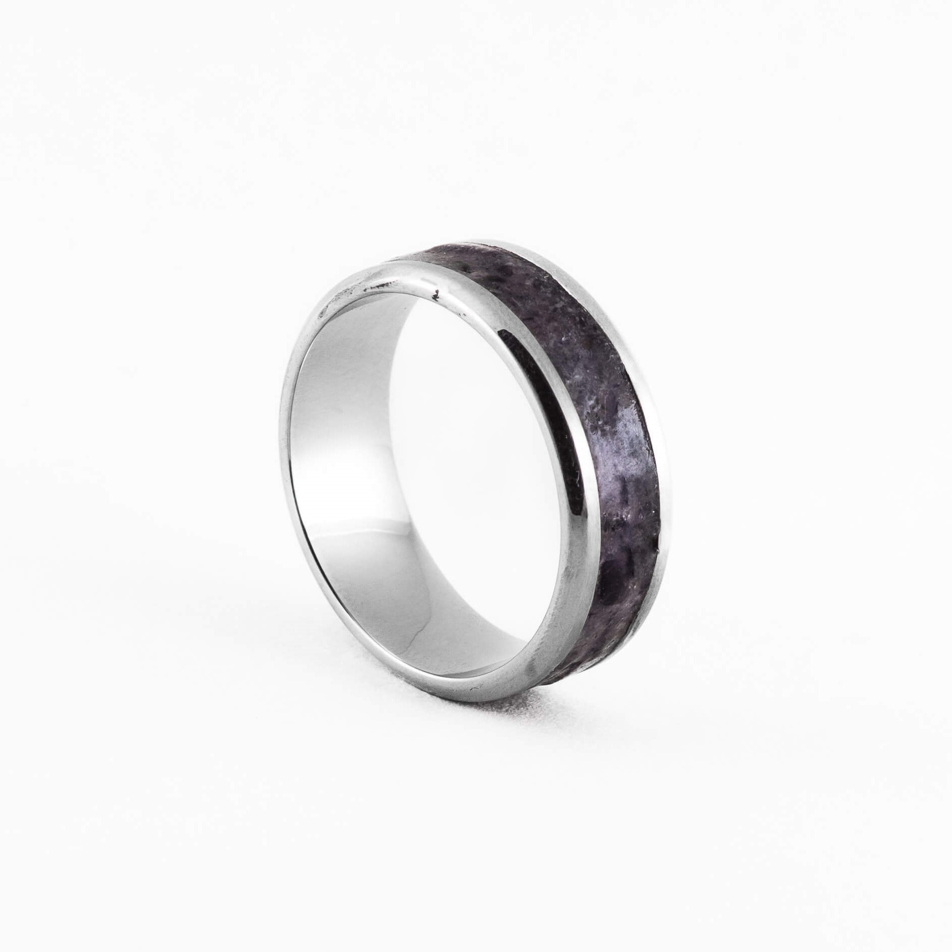 Blue John stone ring