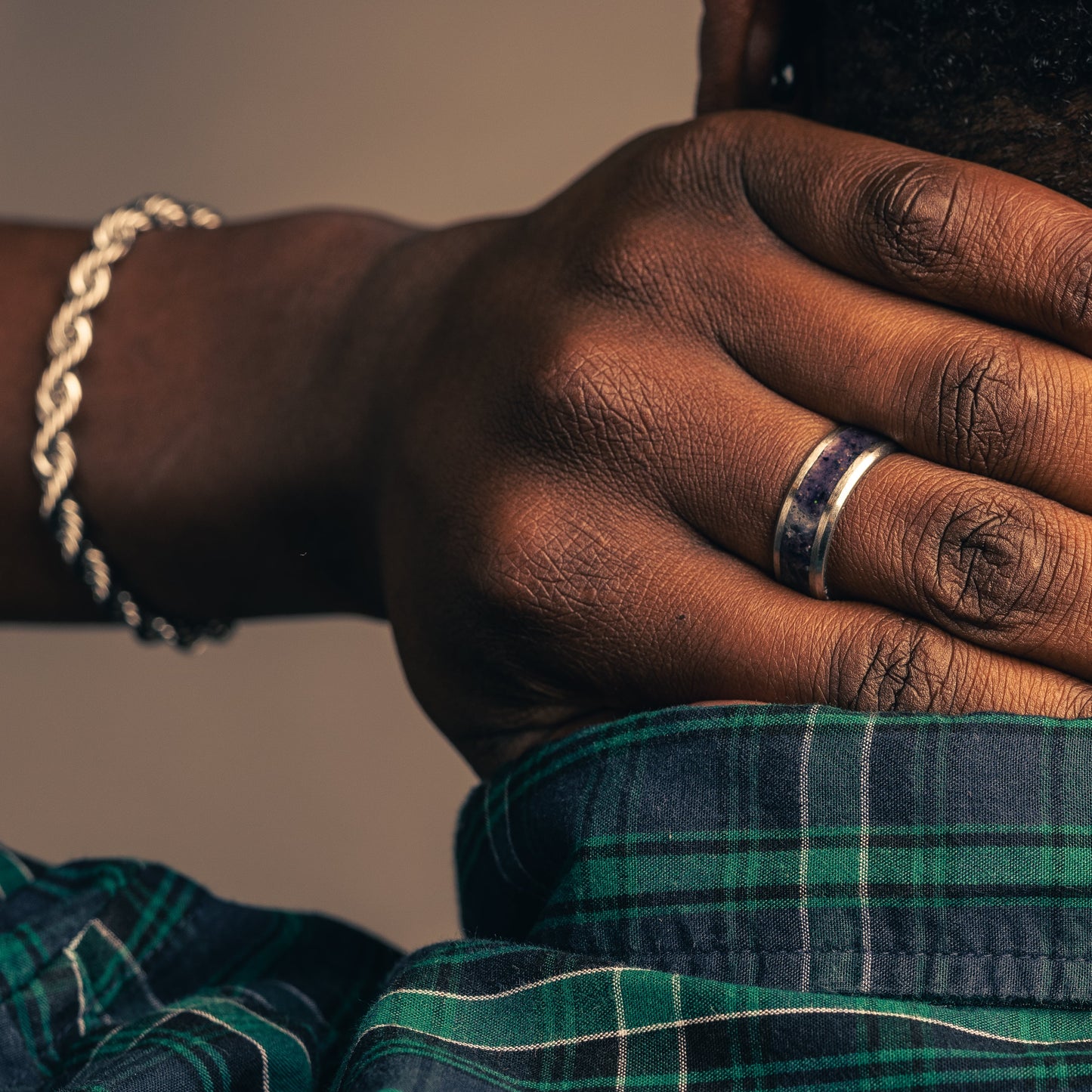 Blue John ring