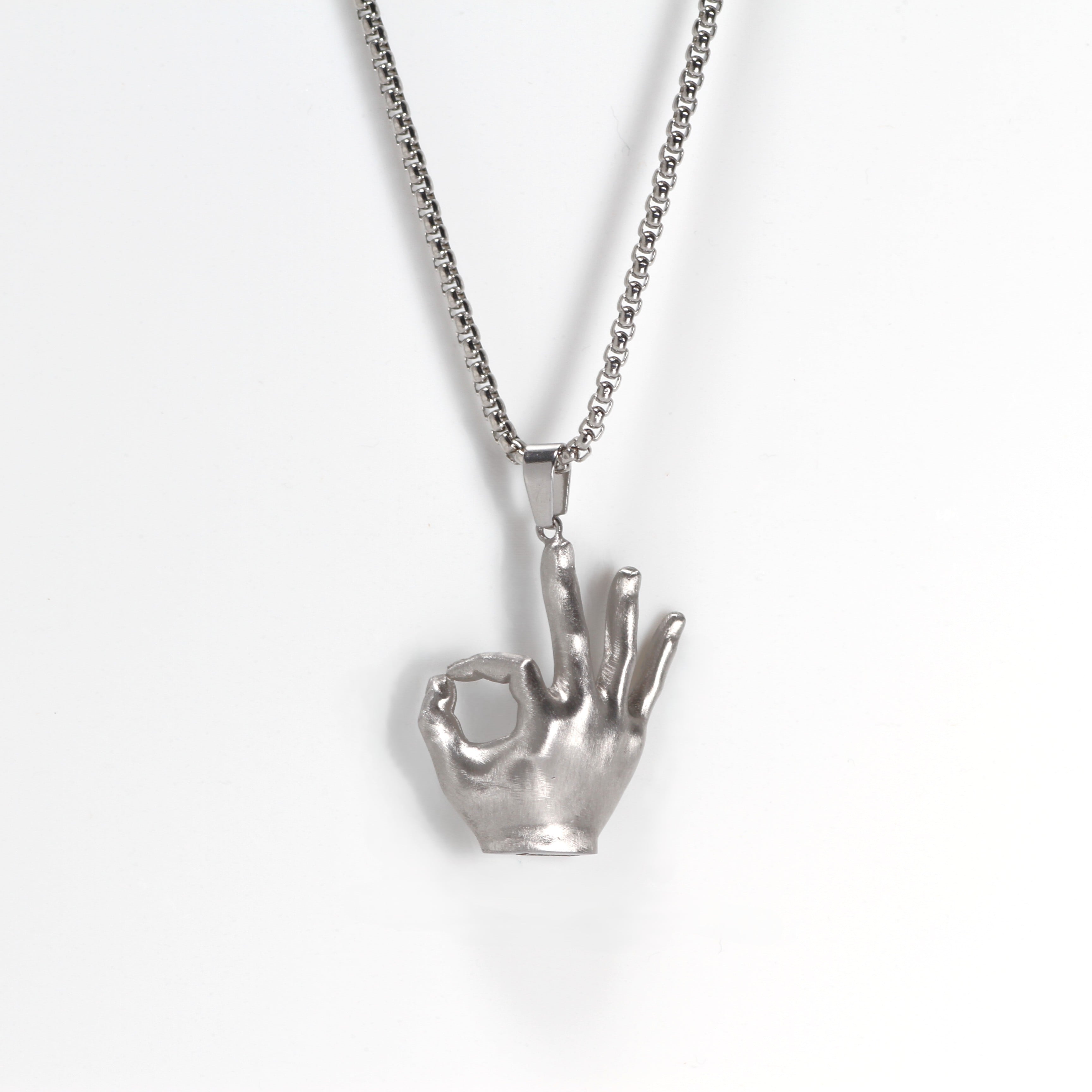 s*S様 希少 n.hollywood hand pendant It's Okay to Talk Pendant - Andy's Man Club Collaboration – The