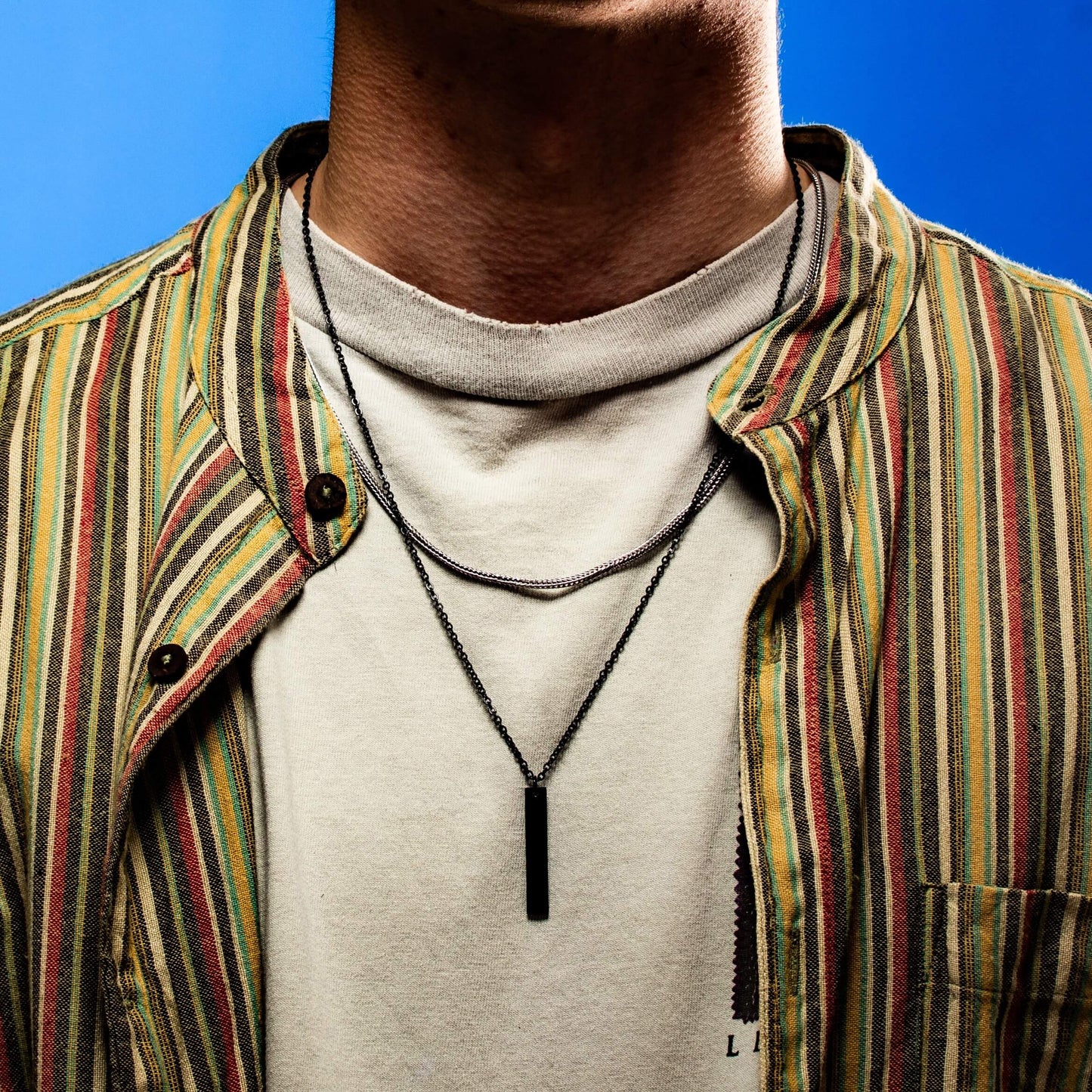 stainless steel men's necklace