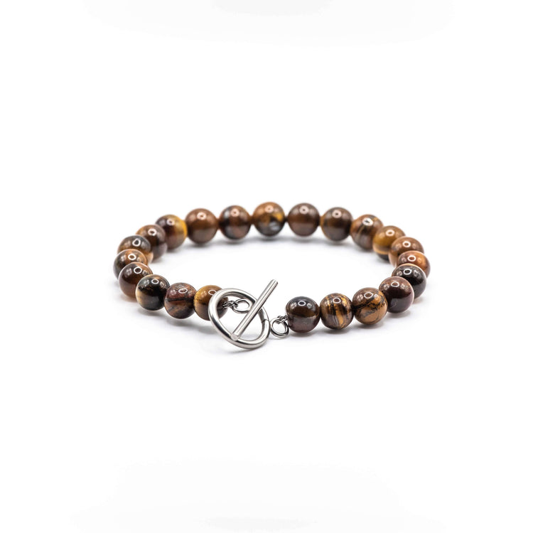 Mens Tigers eye bracelet