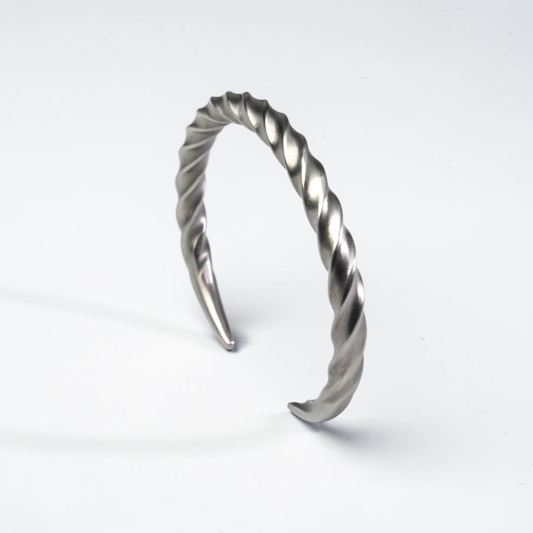 Mens silver cuff