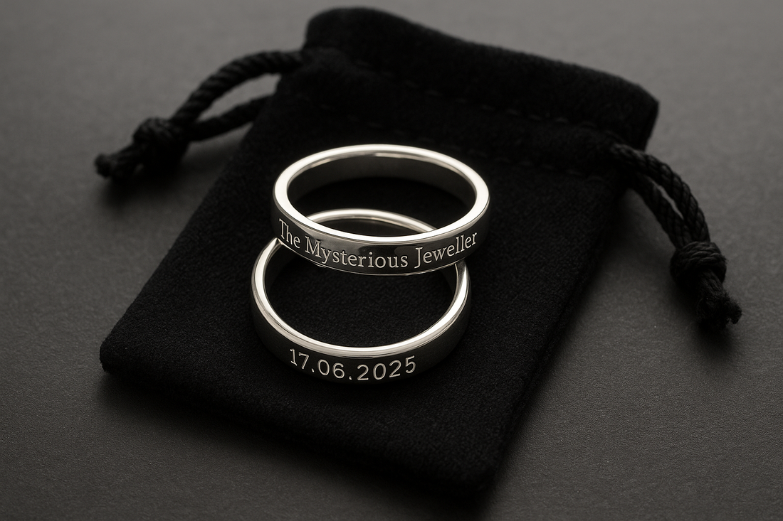 The Art of Personalization: Elevate Your Style with The Mysterious Jeweller’s Engraving Service.