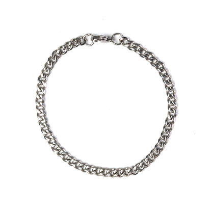 Silver Cuban Bracelet | 4mm 6mm 8mm