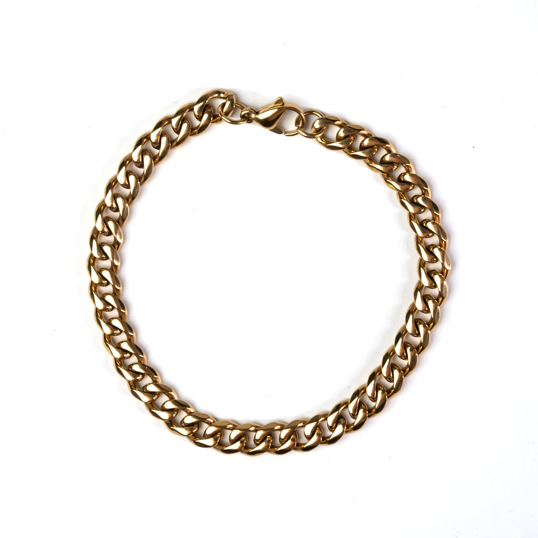 Gold Cuban Bracelet | 4mm 6mm 8mm