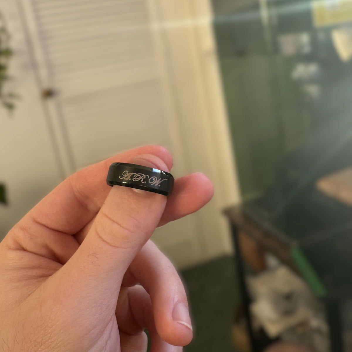 Customer engraving example