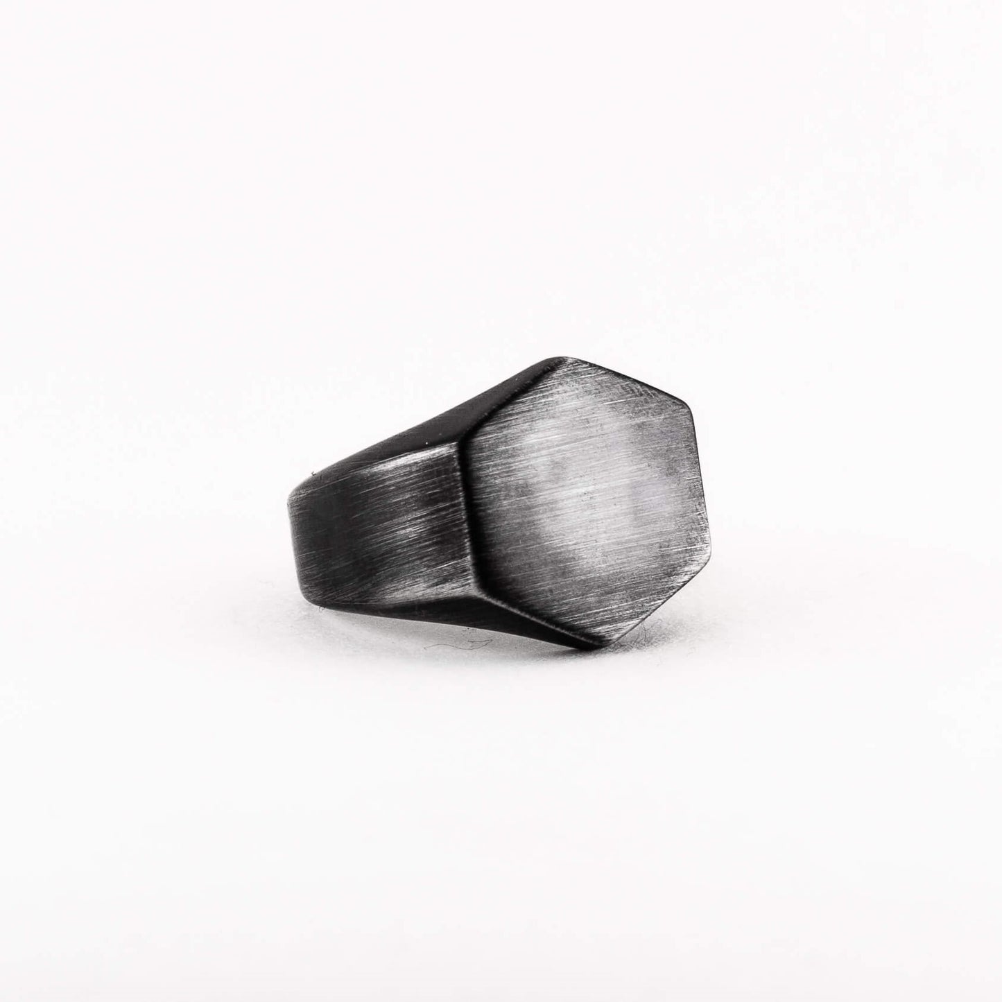 mens signet ring black