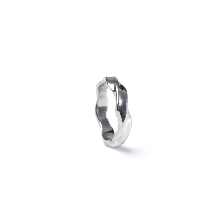 Men's thin stainless steel ring