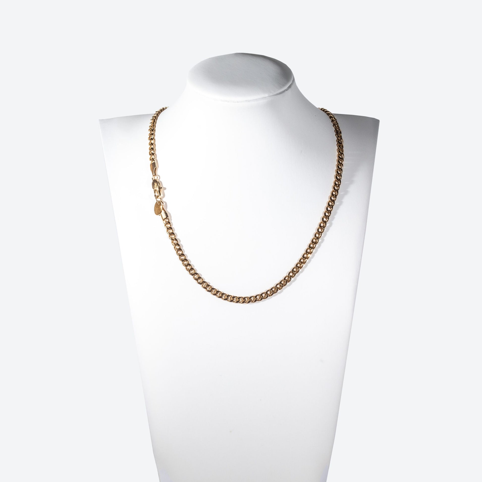 Mens Gold cuban link necklace