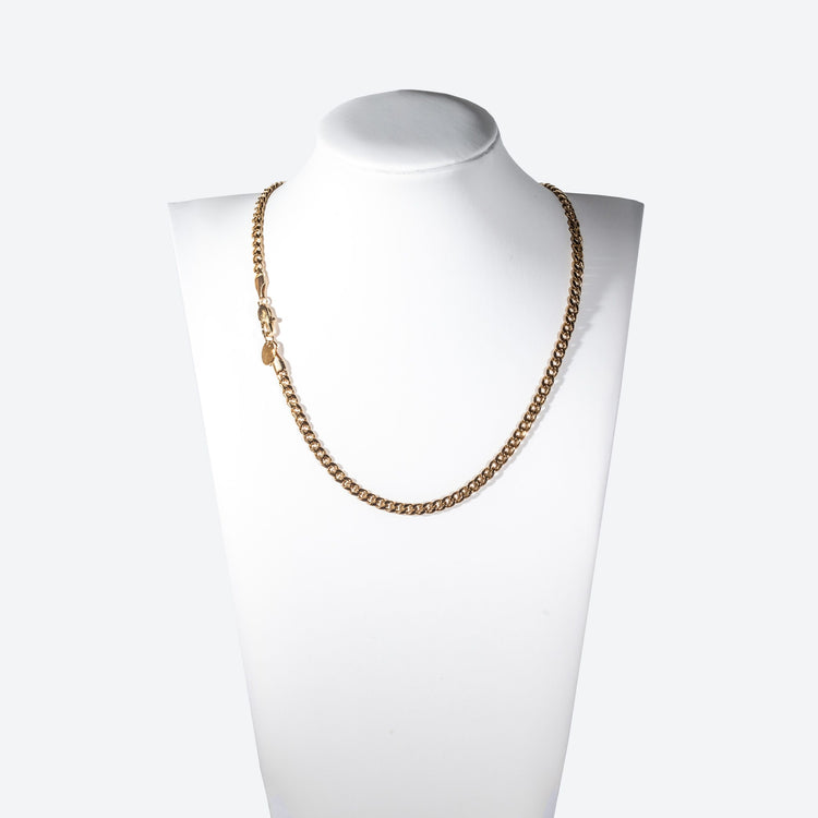 Mens Gold cuban link necklace
