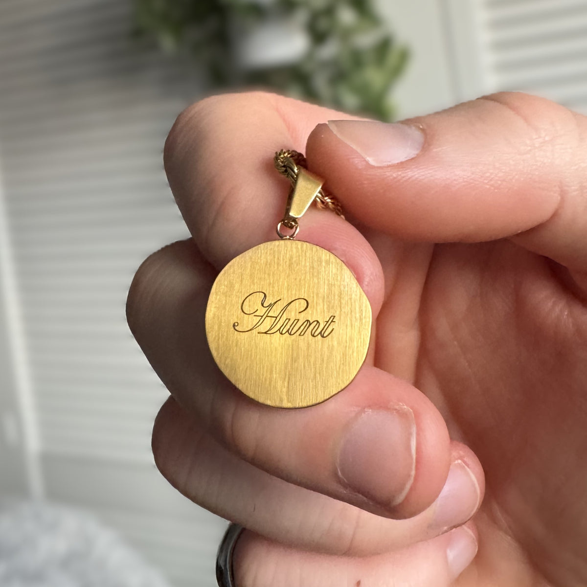 Customer engraving example