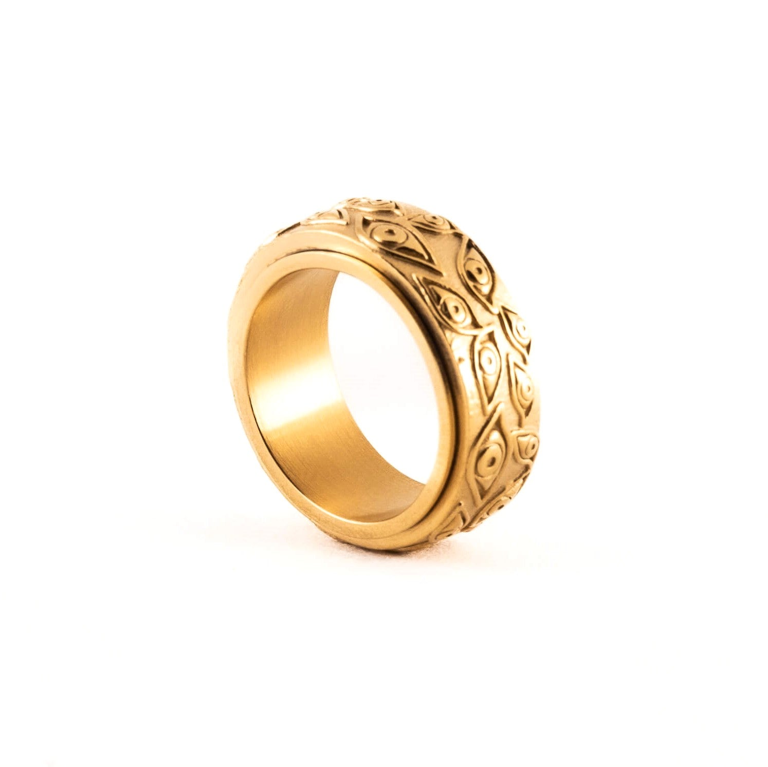 Men's Gold Spinning Ring