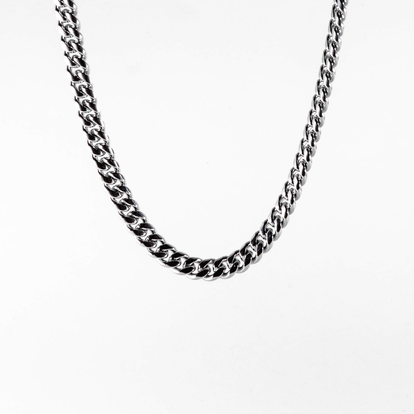 8mm Stainless Steel Cuban Chain
