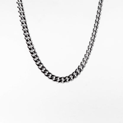 8mm Stainless Steel Cuban Chain
