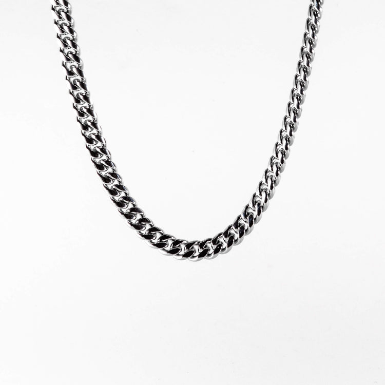 Men's silver cuban chain