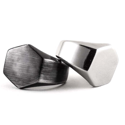 stainless steel signet ring