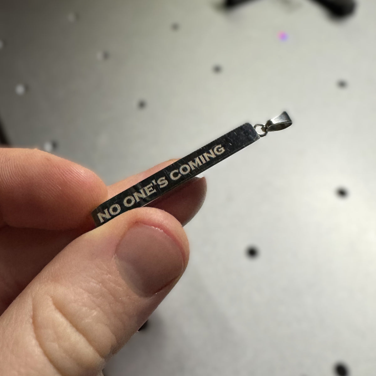 Customer engraving example