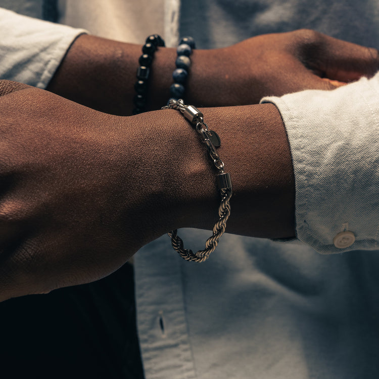 Stainless steel Silver  bracelet