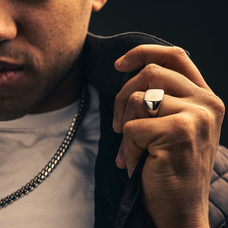 925 Silver Signet Ring