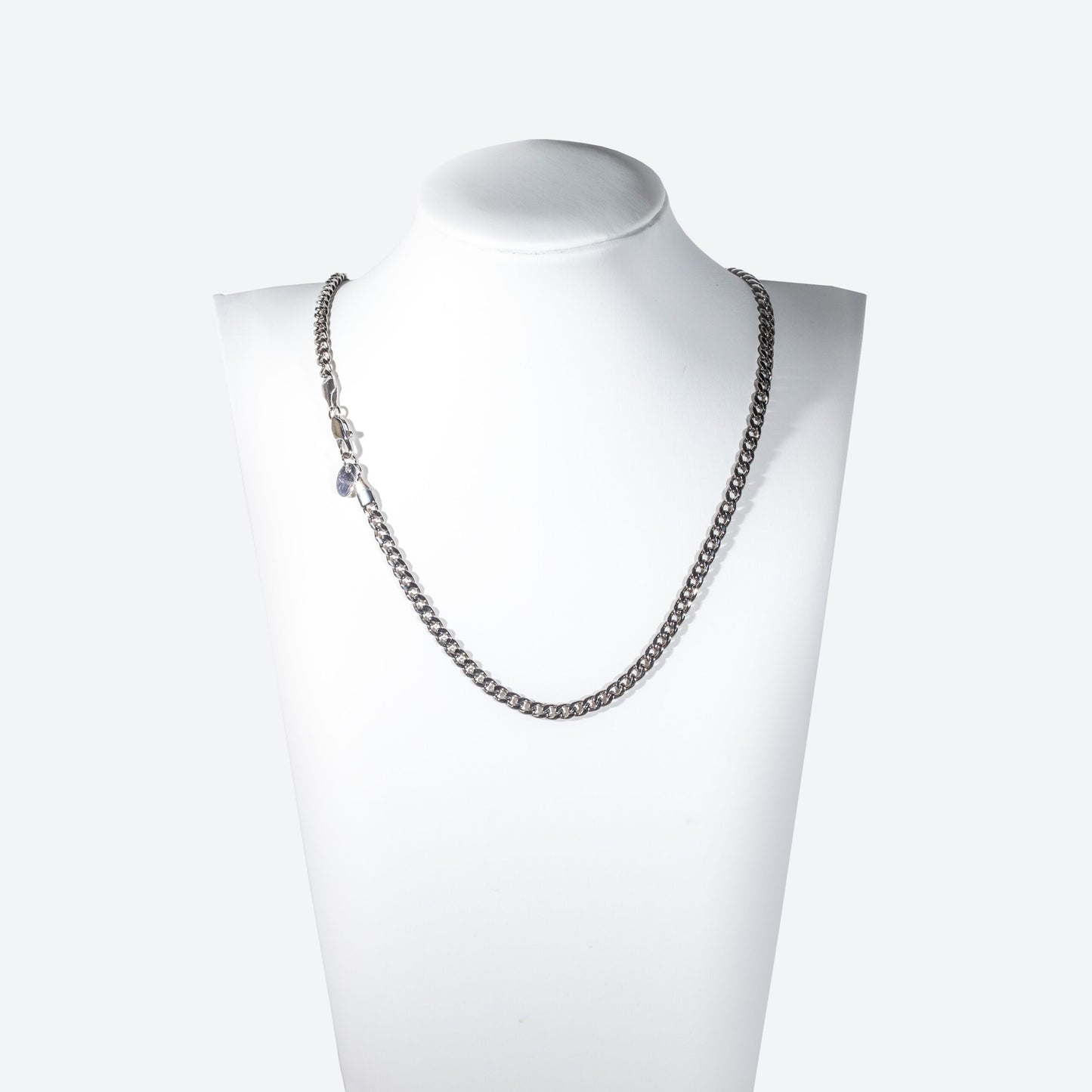 4mm Steel cuban Necklace