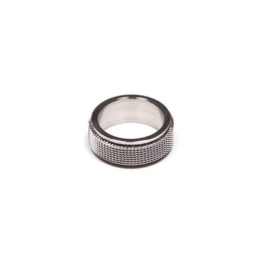 Stainless Steel silver Spinning Ring 