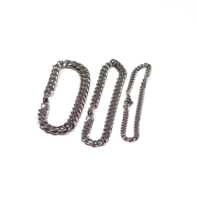 Silver Cuban Bracelet | 4mm 6mm 8mm