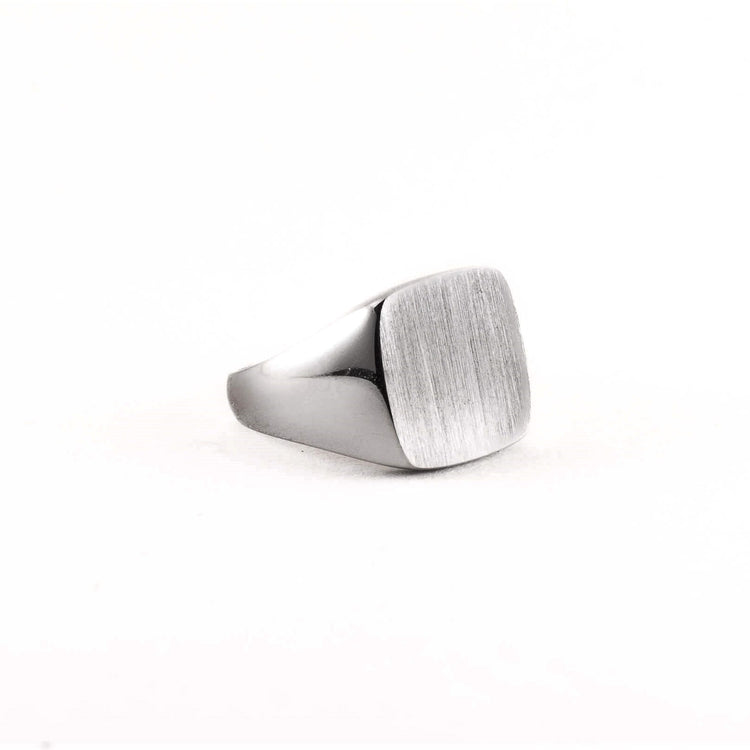 925 silver signet mens ring