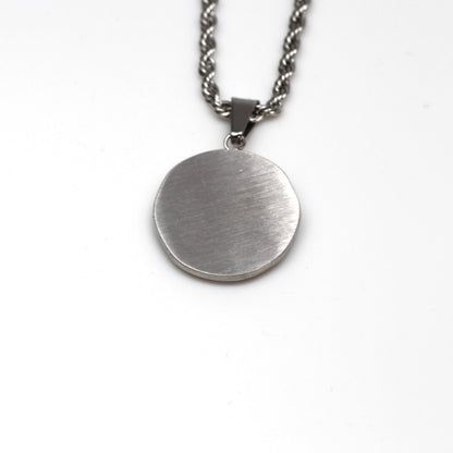 Silver Lion Coin Pendant