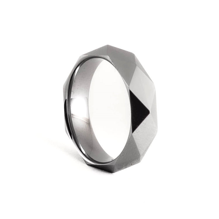 Men's tungsten carbide ring