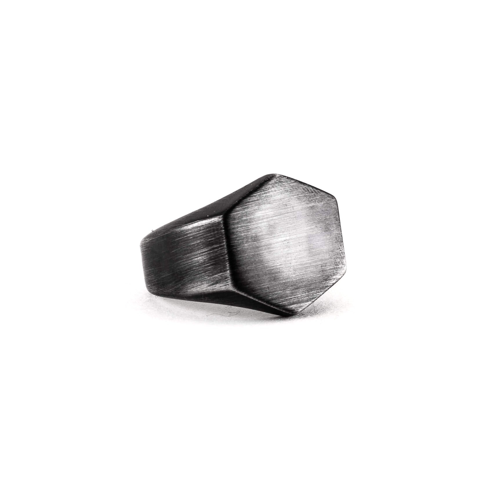 Black Thick mens rings